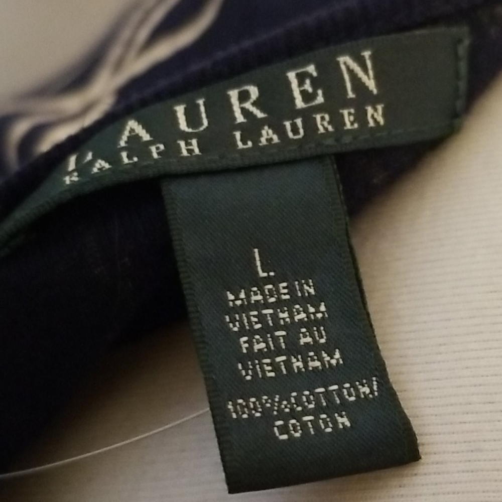 Ralph Lauren Blue Yellow Red Dress - Picture 5 of 9